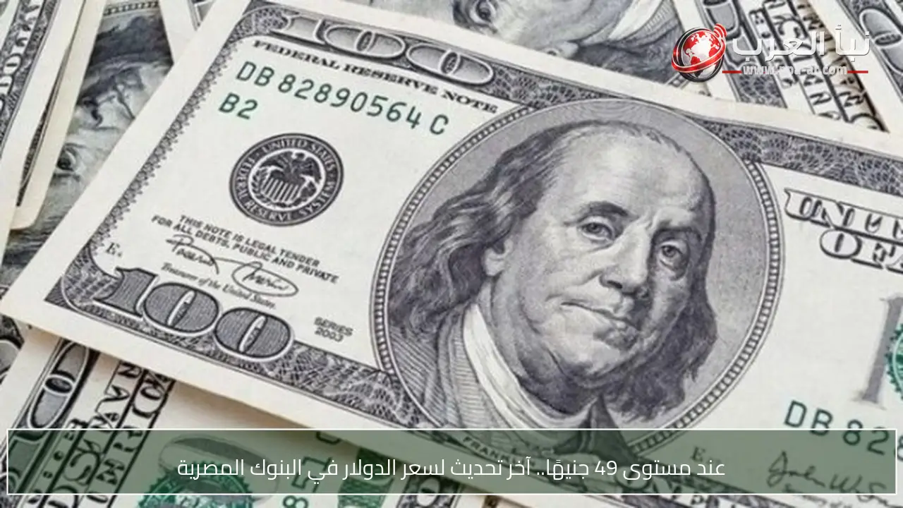 عند مستوى 49 جنيهًا.. آخر تحديث لسعر الدولار في البنوك المصرية