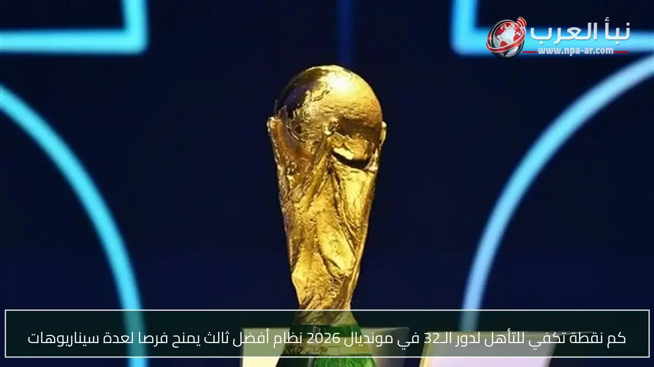 كم نقطة تكفي للتأهل لدور الـ32 في مونديال 2026 نظام أفضل ثالث يمنح فرصا لعدة سيناريوهات