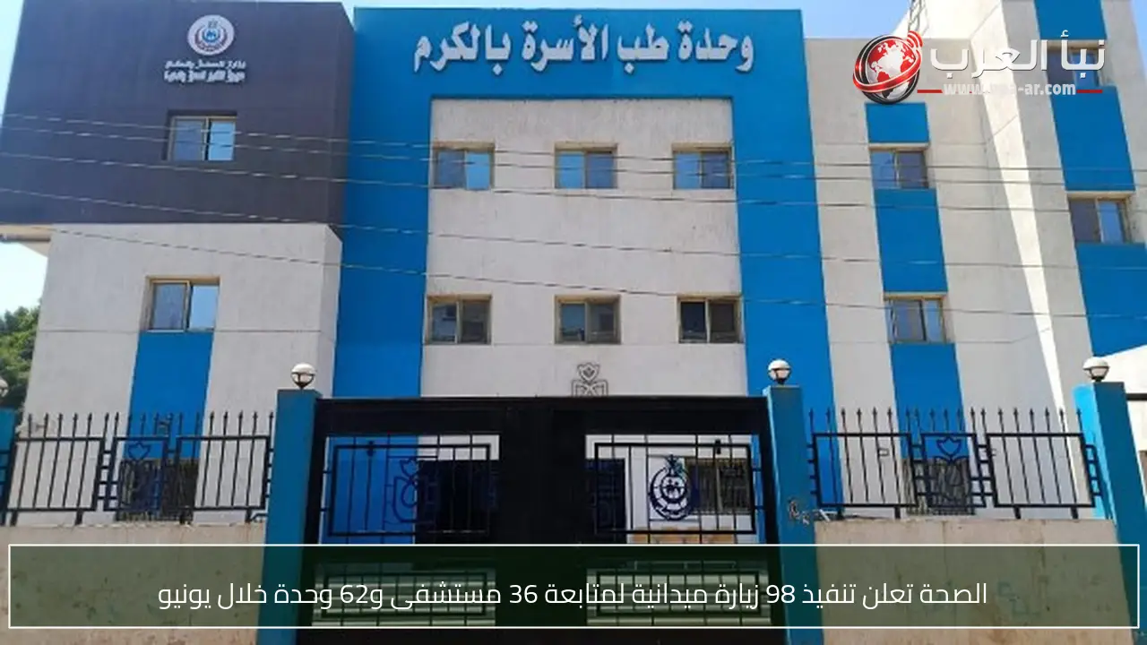 الصحة تعلن تنفيذ 98 زيارة ميدانية لمتابعة 36 مستشفى و62 وحدة خلال يونيو