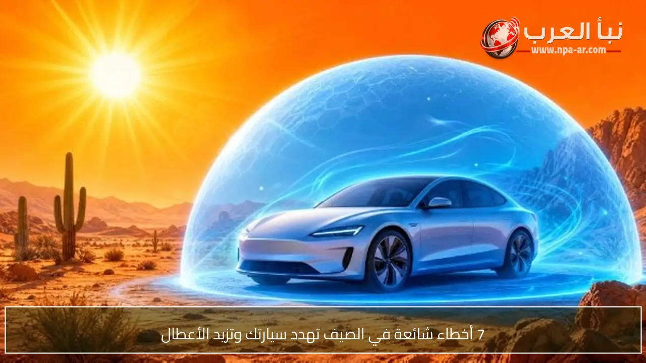7 أخطاء شائعة في الصيف تهدد سيارتك وتزيد الأعطال