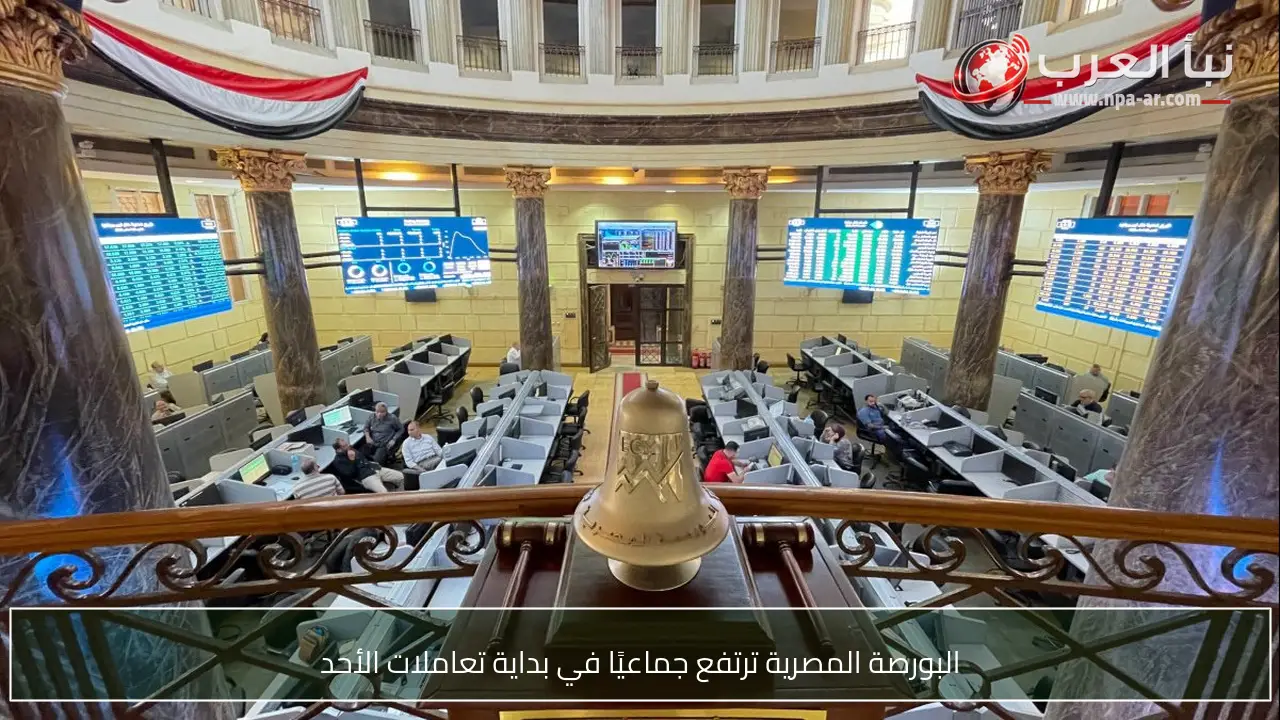 البورصة المصرية ترتفع جماعيًا في بداية تعاملات الأحد