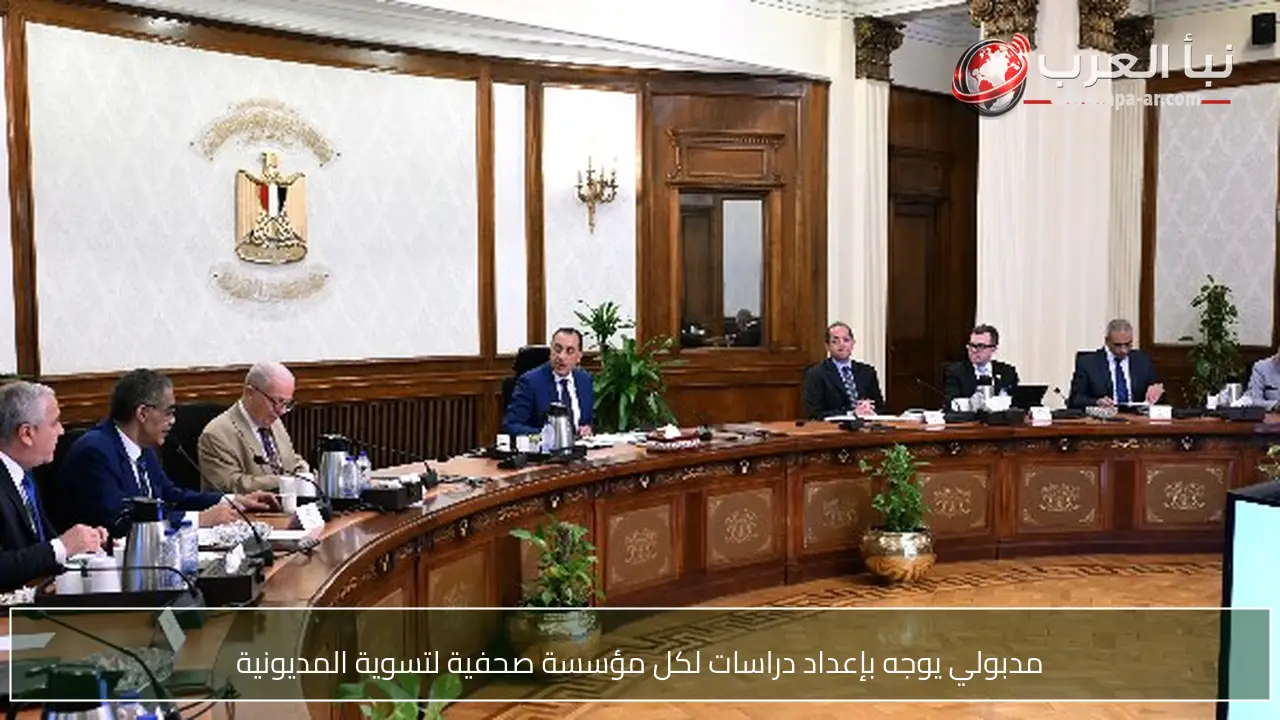 مدبولي يوجه بإعداد دراسات لكل مؤسسة صحفية لتسوية المديونية