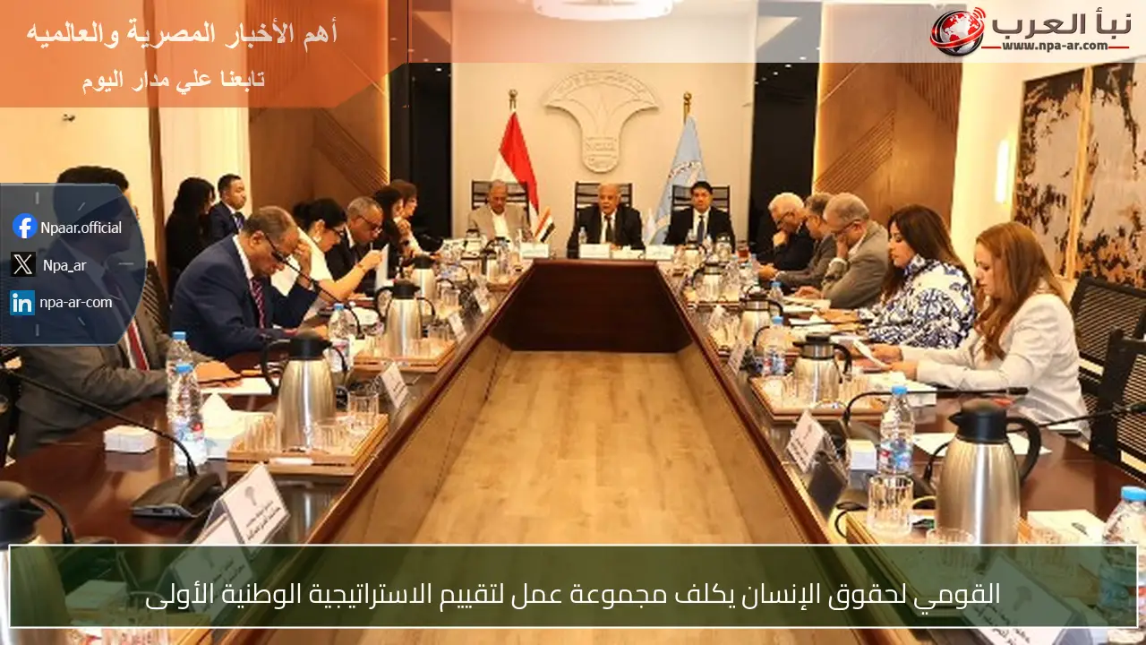 القومي لحقوق الإنسان يكلف مجموعة عمل لتقييم الاستراتيجية الوطنية الأولى