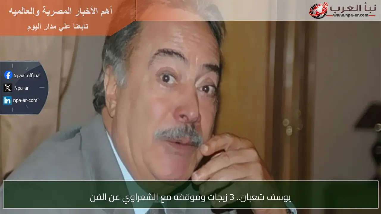 يوسف شعبان.. 3 زيجات وموقفه مع الشعراوي عن الفن