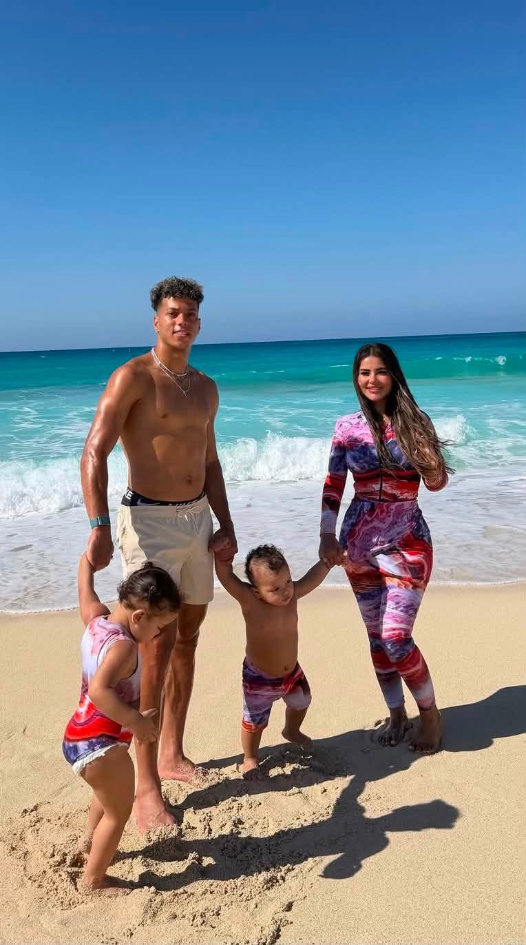 May be an image of baby, beach and ocean