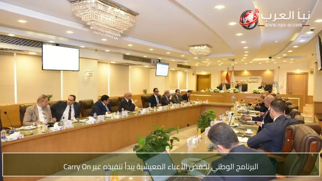البرنامج الوطني لخفض الأعباء المعيشية يبدأ تنفيذه عبر Carry On