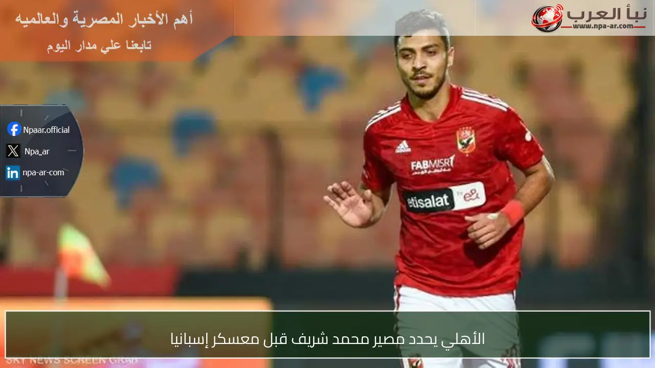 الأهلي يحدد مصير محمد شريف قبل معسكر إسبانيا