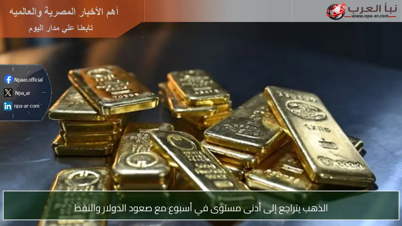 الذهب يتراجع إلى أدنى مستوى في أسبوع مع صعود الدولار والنفط