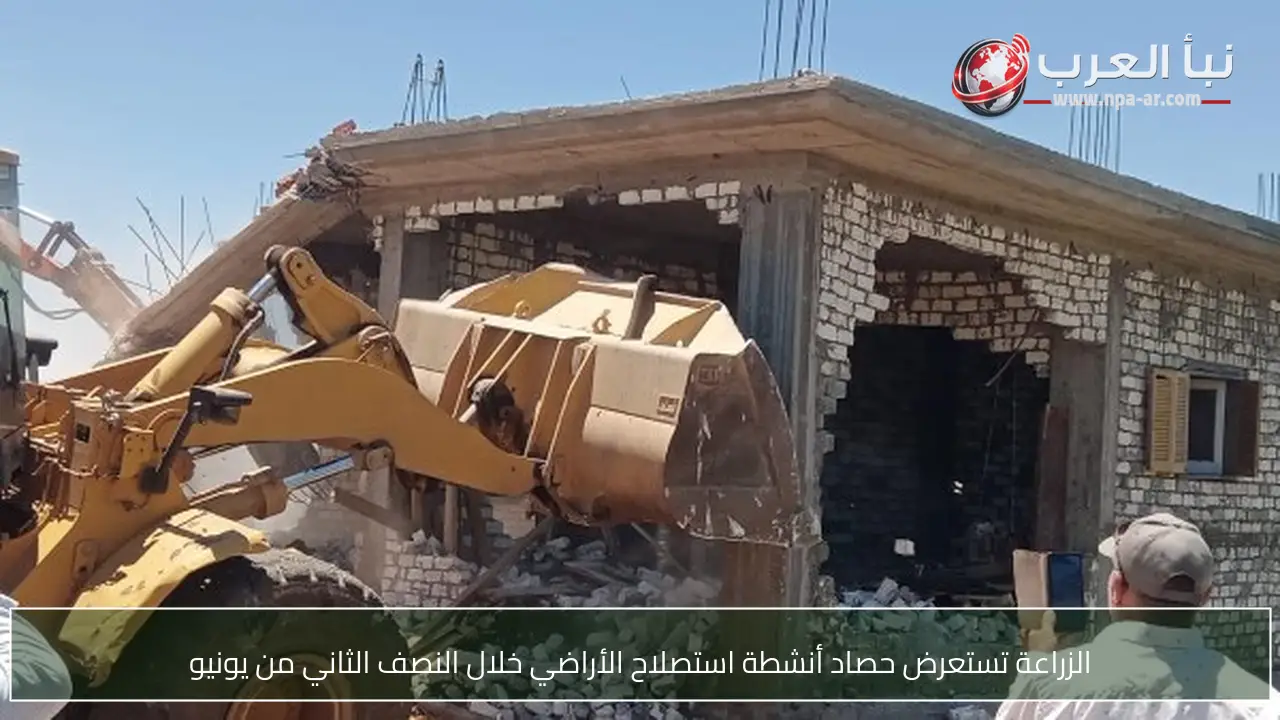 الزراعة تستعرض حصاد أنشطة استصلاح الأراضي خلال النصف الثاني من يونيو