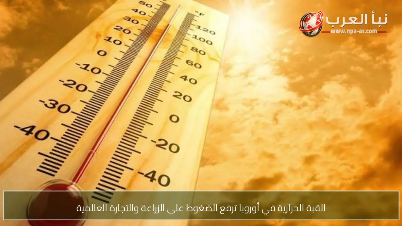 القبة الحرارية في أوروبا ترفع الضغوط على الزراعة والتجارة العالمية