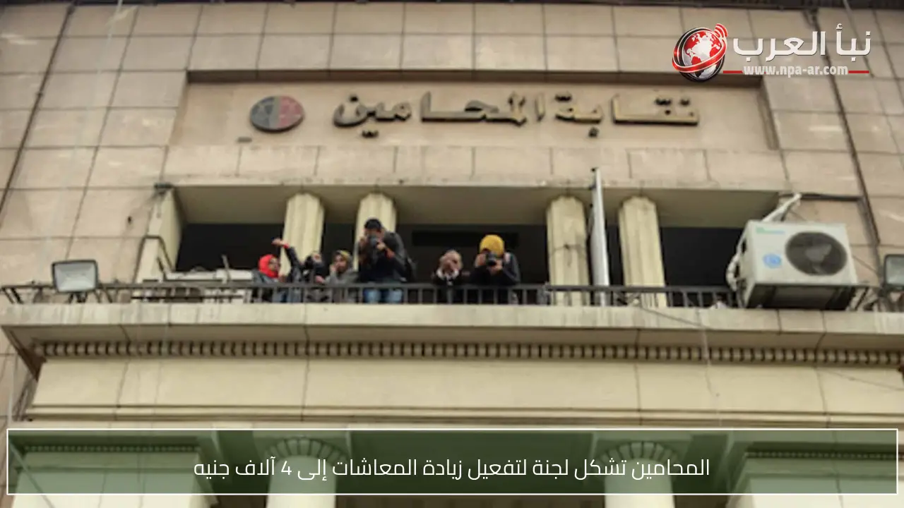 المحامين تشكل لجنة لتفعيل زيادة المعاشات إلى 4 آلاف جنيه