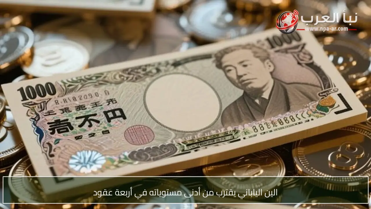 الين الياباني يقترب من أدنى مستوياته في أربعة عقود