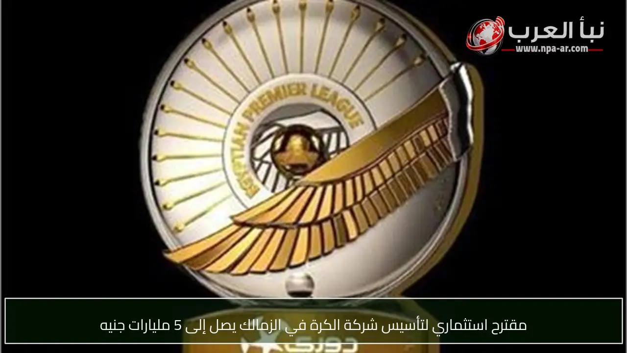 مقترح استثماري لتأسيس شركة الكرة في الزمالك يصل إلى 5 مليارات جنيه