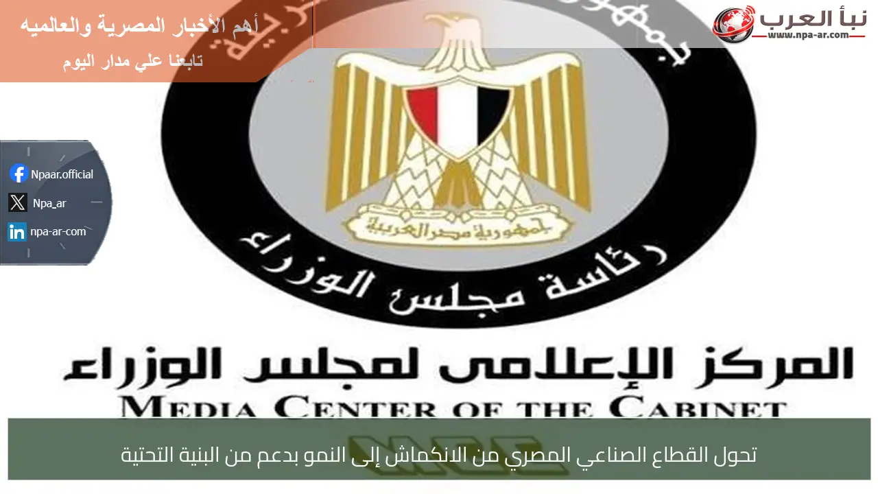 تحول القطاع الصناعي المصري من الانكماش إلى النمو بدعم من البنية التحتية