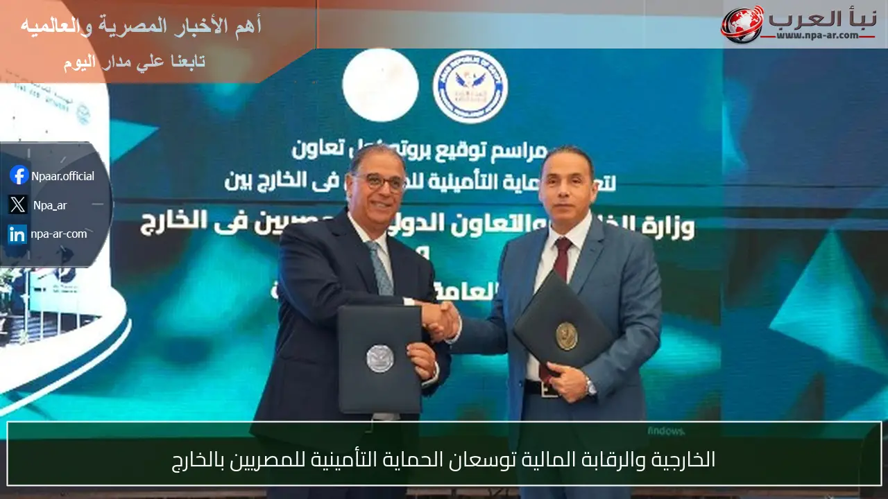 الخارجية والرقابة المالية توسعان الحماية التأمينية للمصريين بالخارج