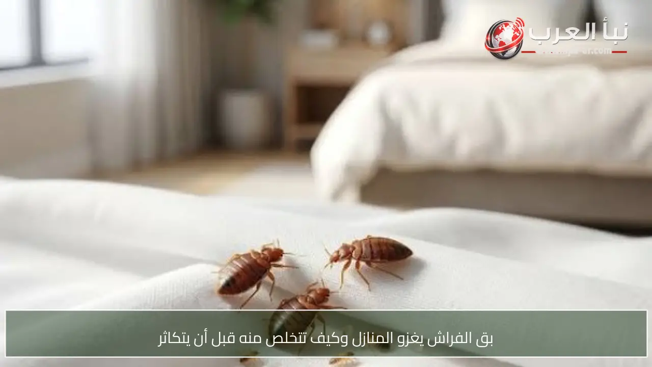 بق الفراش يغزو المنازل وكيف تتخلص منه قبل أن يتكاثر