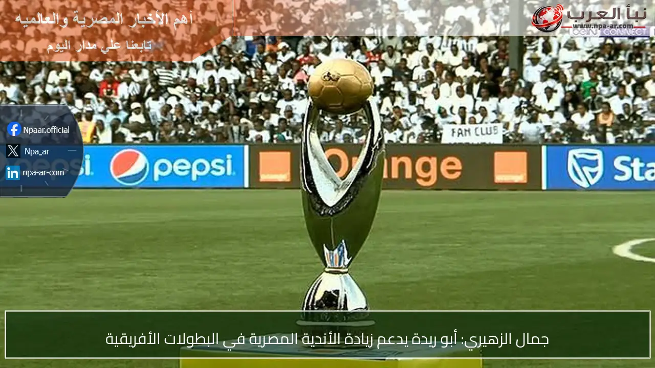 جمال الزهيري: أبو ريدة يدعم زيادة الأندية المصرية في البطولات الأفريقية