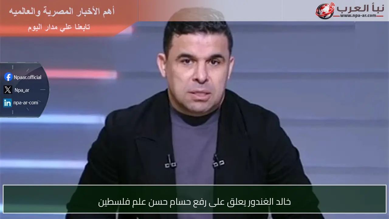 خالد الغندور يعلق على رفع حسام حسن علم فلسطين