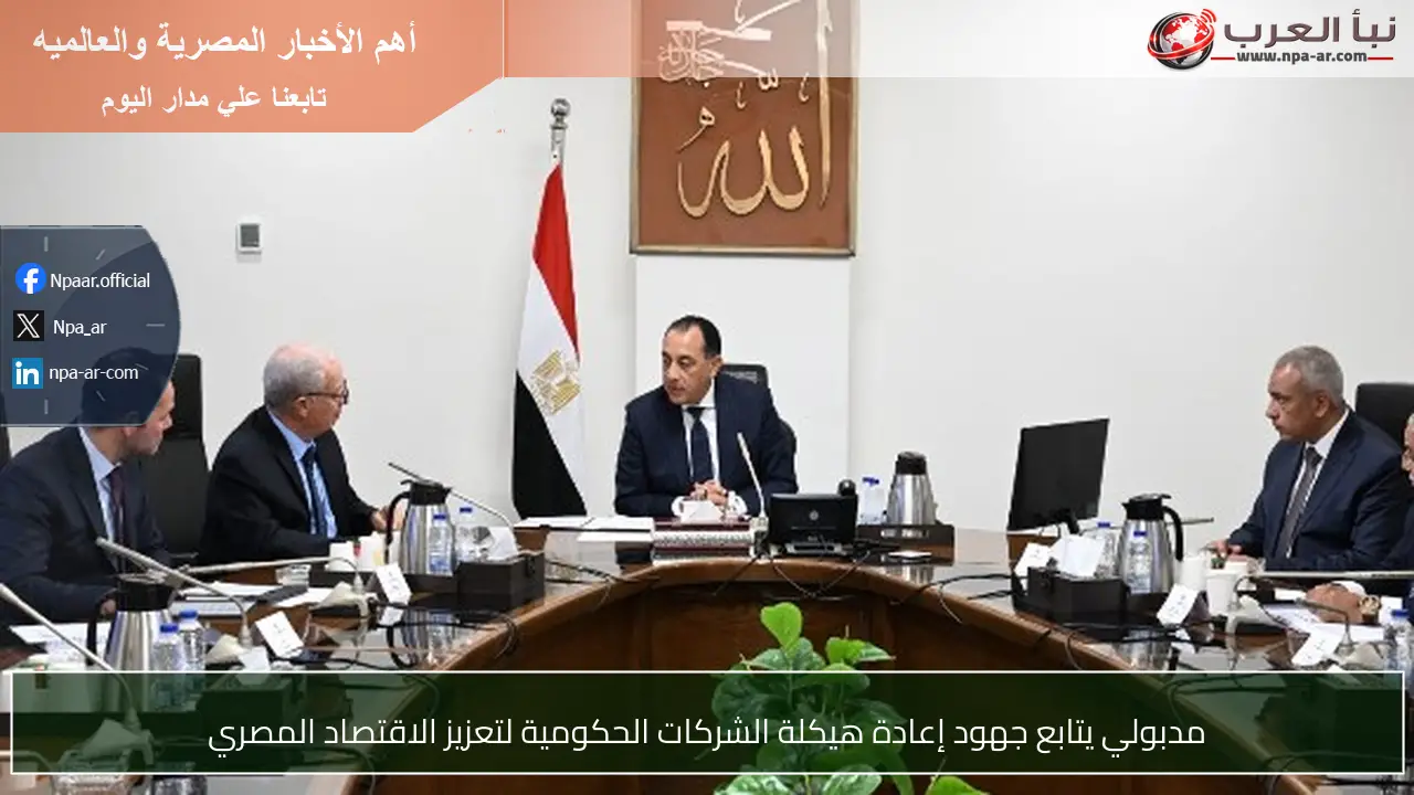 مدبولي يتابع جهود إعادة هيكلة الشركات الحكومية لتعزيز الاقتصاد المصري