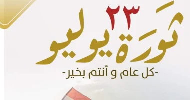 غدا إجازة رسمية للقطاعين الحكومى والخاص بمناسبة ذكرى ثورة 23 يوليو - اليوم  السابع