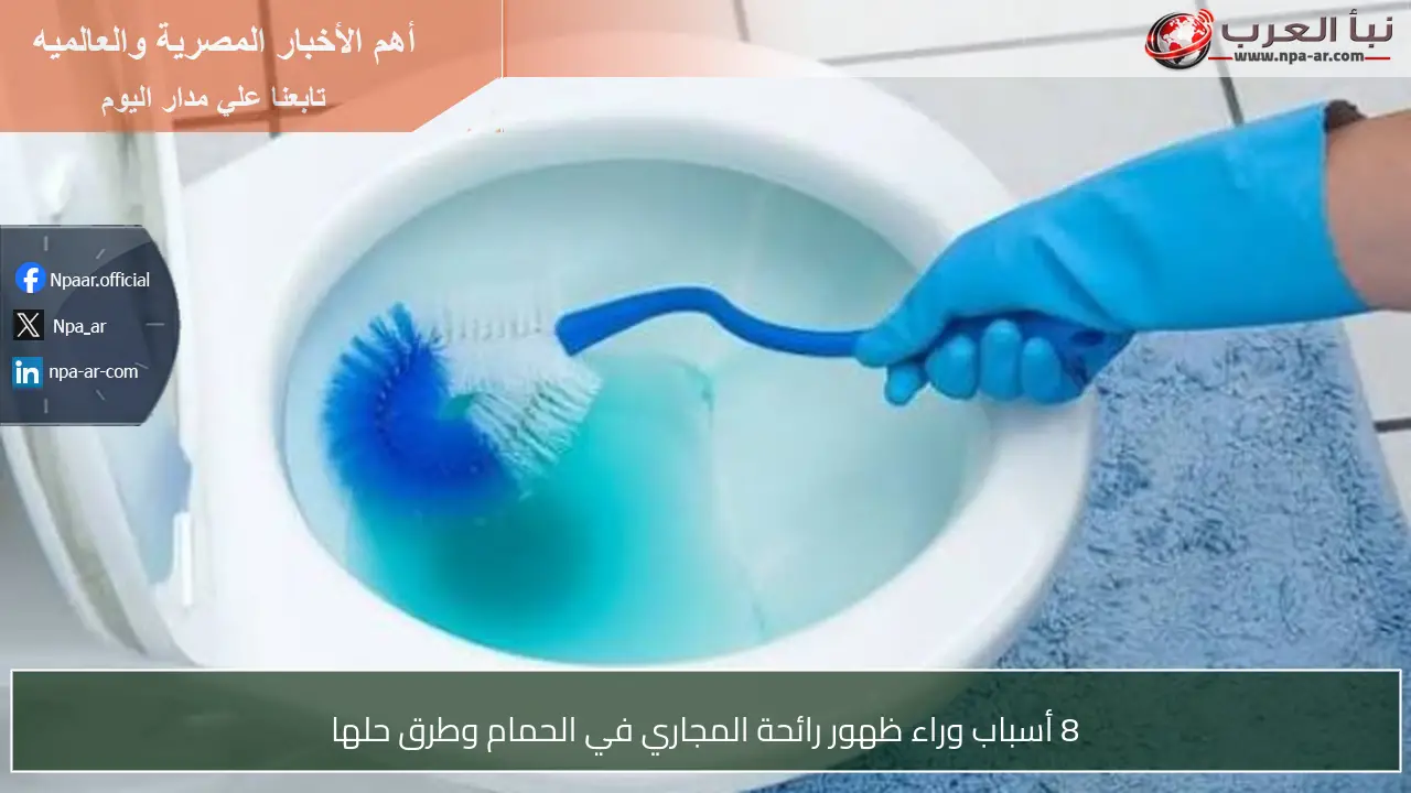 8 أسباب وراء ظهور رائحة المجاري في الحمام وطرق حلها