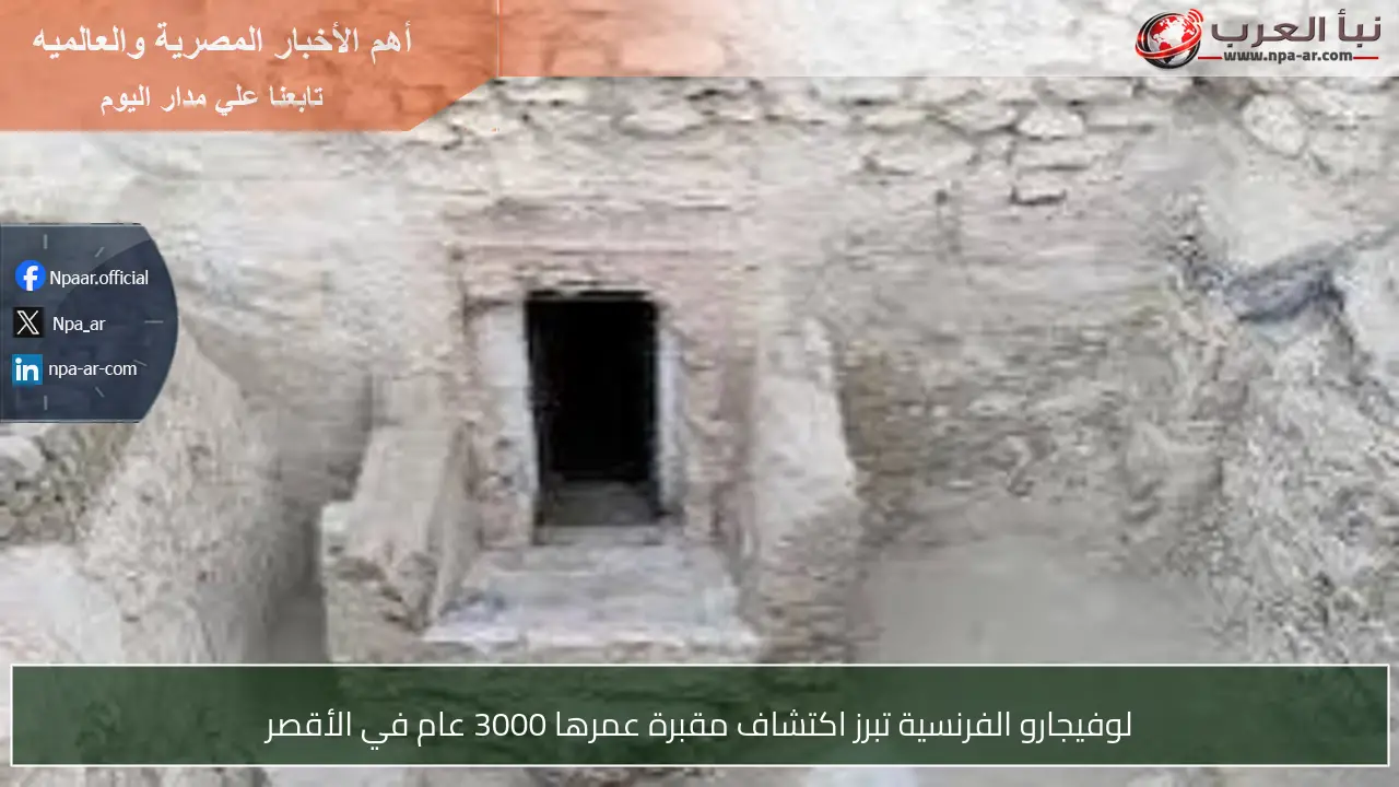 لوفيجارو الفرنسية تبرز اكتشاف مقبرة عمرها 3000 عام في الأقصر