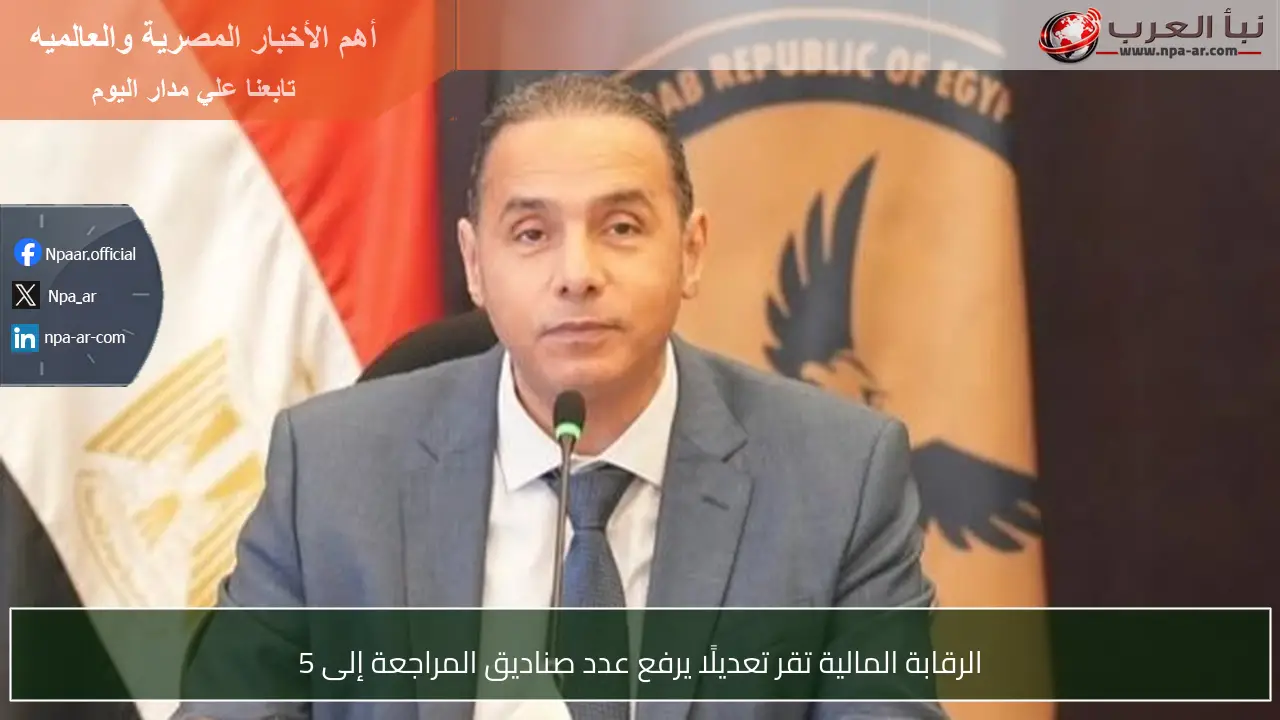 الرقابة المالية تقر تعديلًا يرفع عدد صناديق المراجعة إلى 5