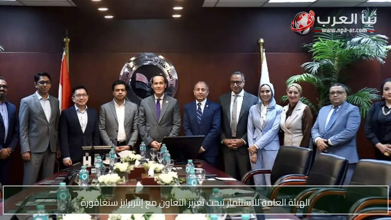 الهيئة العامة للاستثمار تبحث تعزيز التعاون مع إنتربرايز سنغافورة
