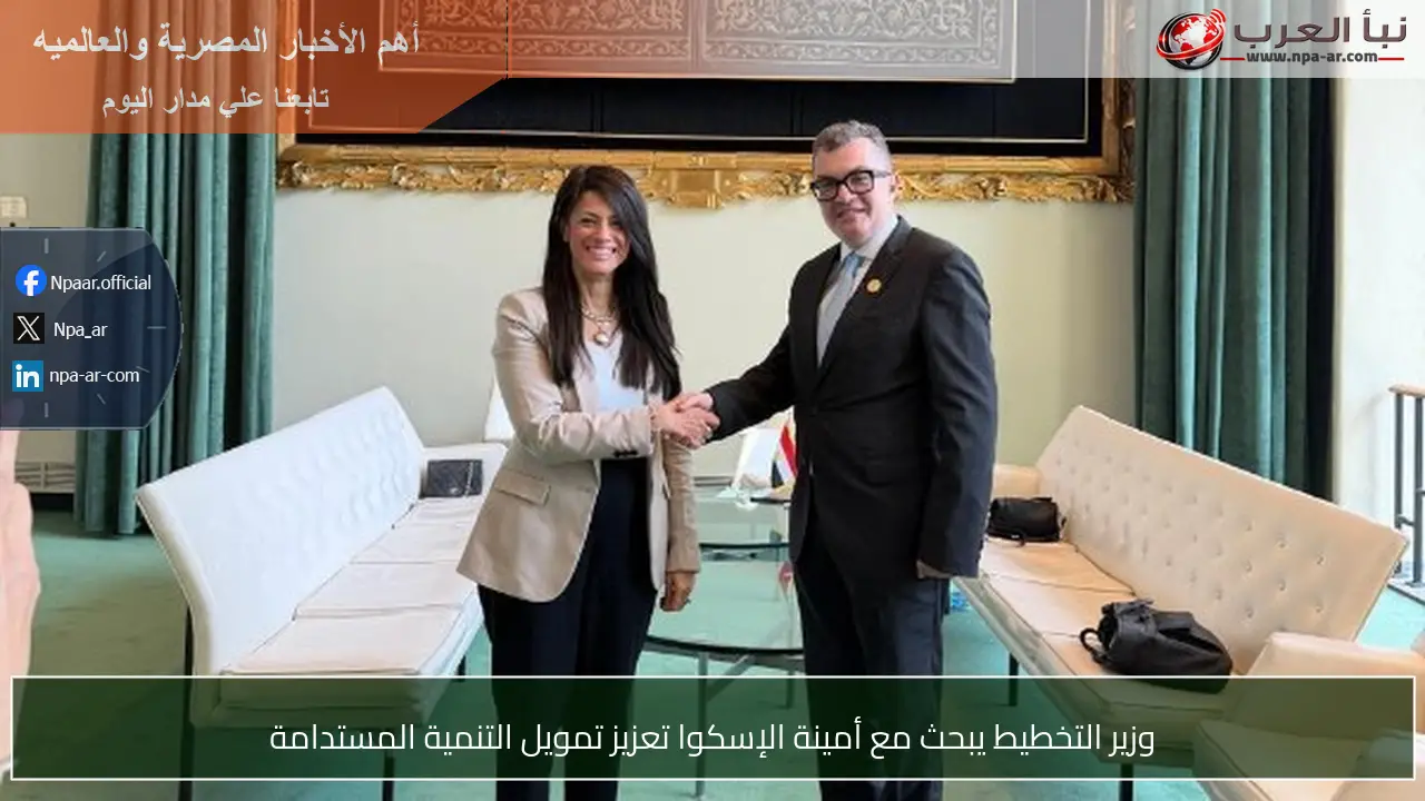 وزير التخطيط يبحث مع أمينة الإسكوا تعزيز تمويل التنمية المستدامة