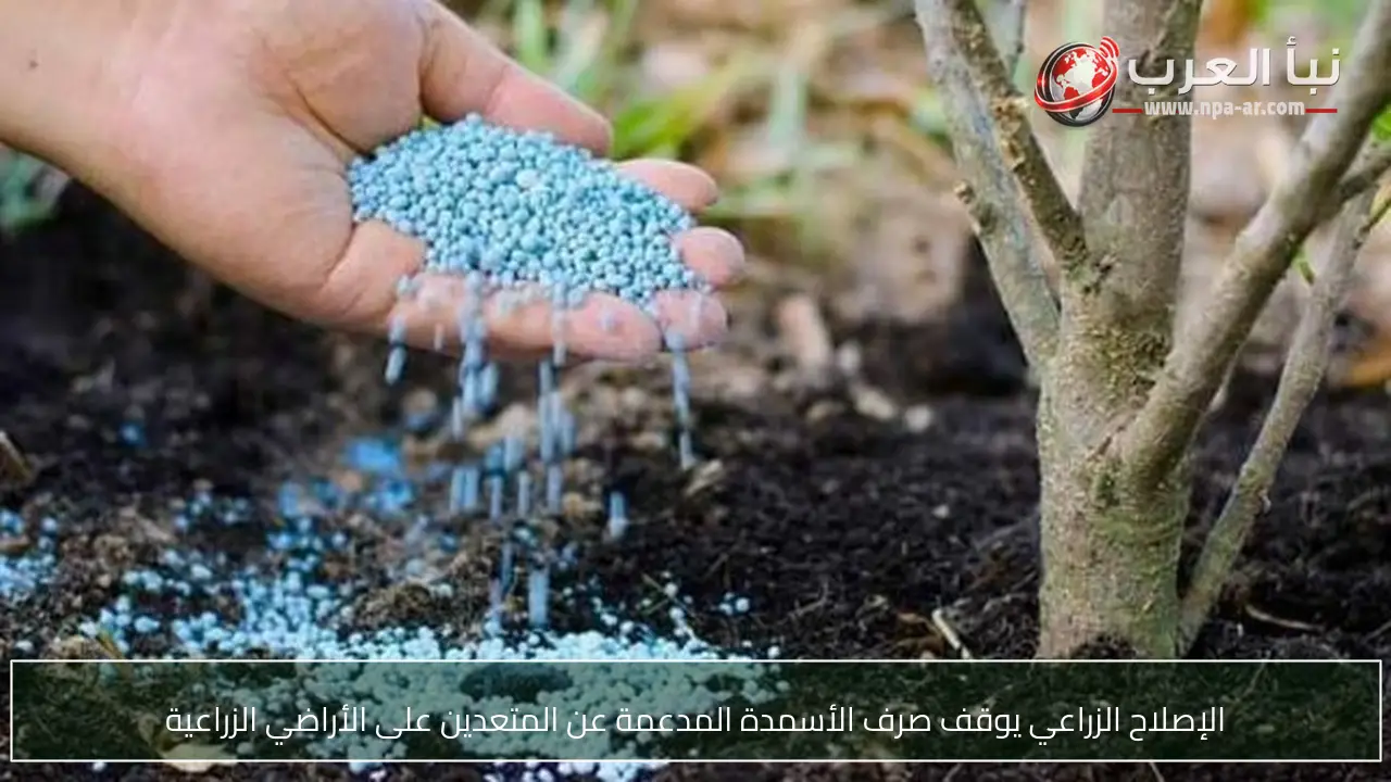 الإصلاح الزراعي يوقف صرف الأسمدة المدعمة عن المتعدين على الأراضي الزراعية