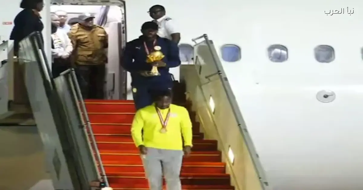 استقبال بعثة منتخب السنغال بعد التتويج بأمم أفريقيا بحضور الرئيس