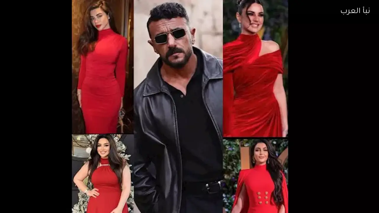 “العوضي يثير الجدل بصورة مع بطلات ‘علي كلاي’ والفستان الأحمر”