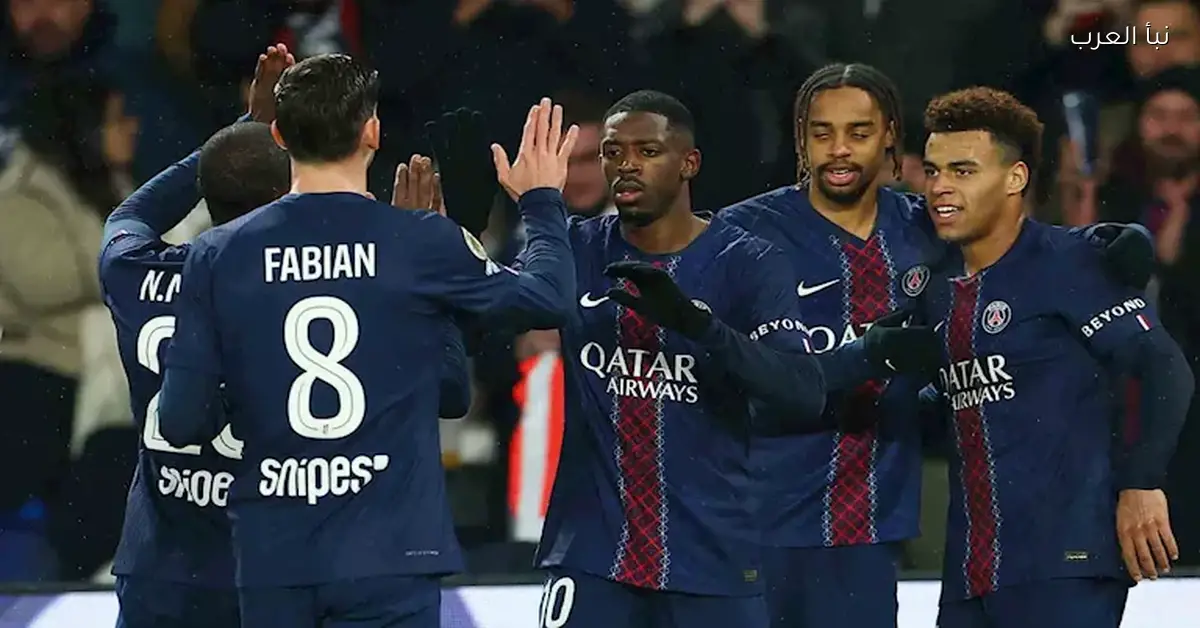 باريس سان جيرمان يتصدر الدوري مؤقتاً بعد الفوز على ليل بثلاثية