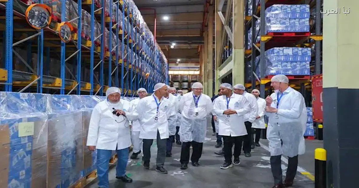 جهينه تستضيف سفير السويد لزيارة مصنع الألبان