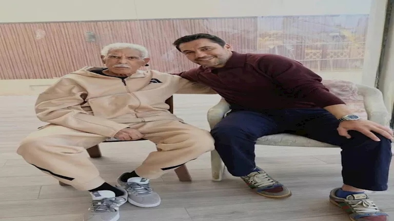 حسن شحاته يظهر في 4 صور جديدة بعد عملية الورم