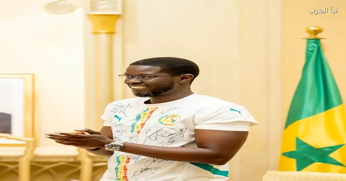 رئيس السنغال يحتفل بفوزه على مصر في أربع صور مميزة