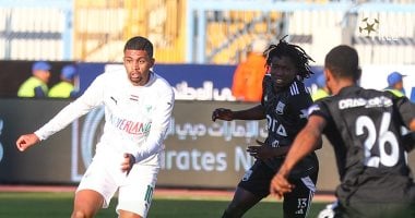 كريم بامبو يتألق في مباراة المصري وسيراميكا بالدوري
