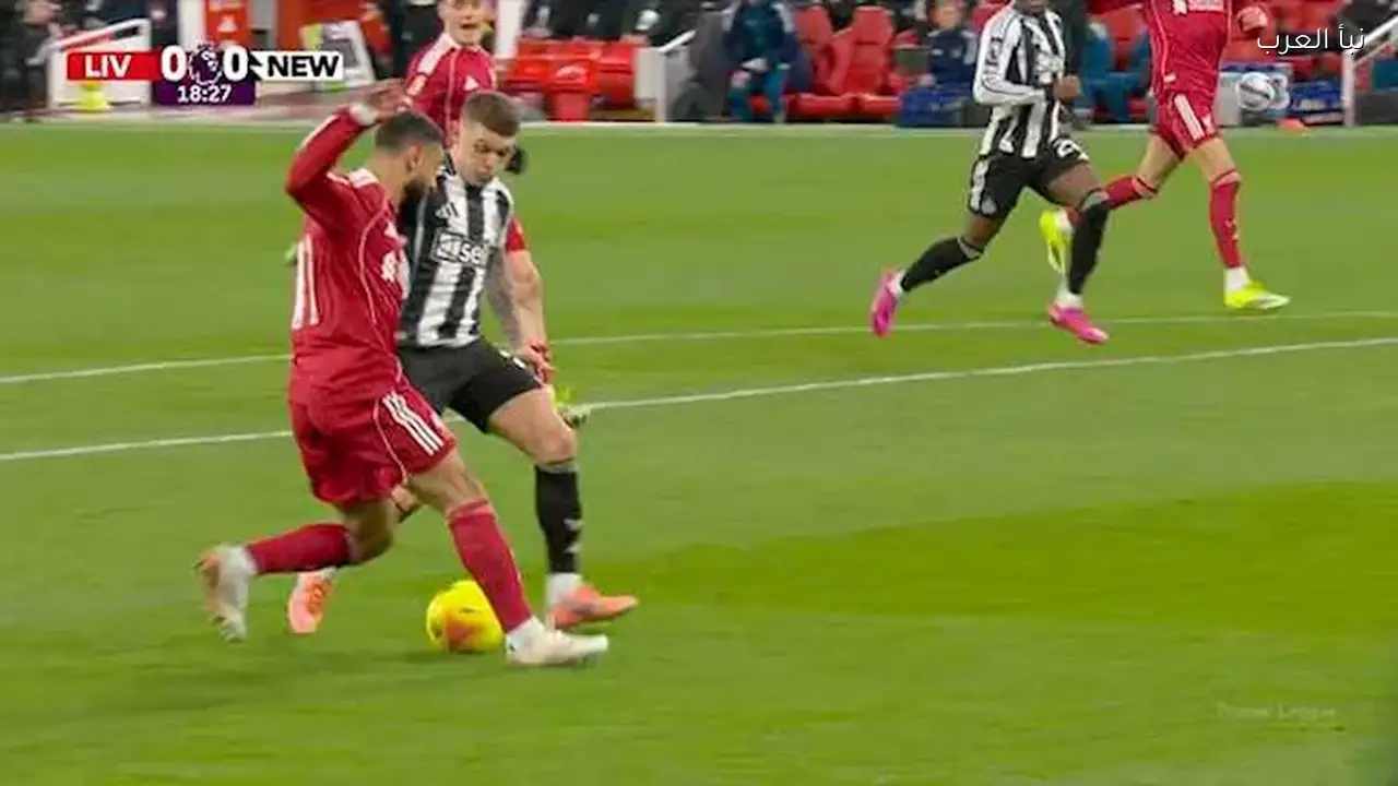 ليفربول يتعادل مع نيوكاسل 1-1 وإيكتيكي يسجل هدف التعادل