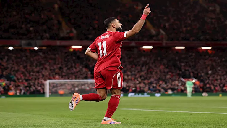 محمد صلاح يسجل هدفًا في مرمى كرباغ أغدام بدوري الأبطال