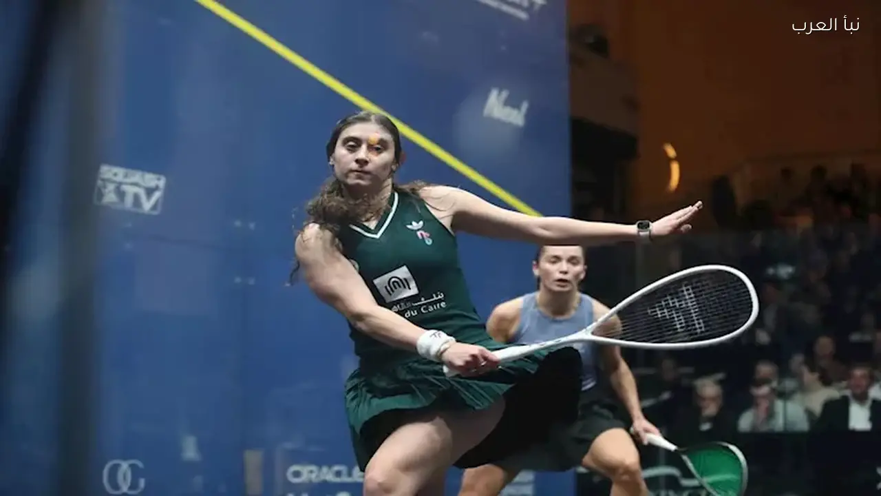 نور الشربيني تتأهل لنصف نهائي بطولة الأبطال للاسكواش بأمريكا