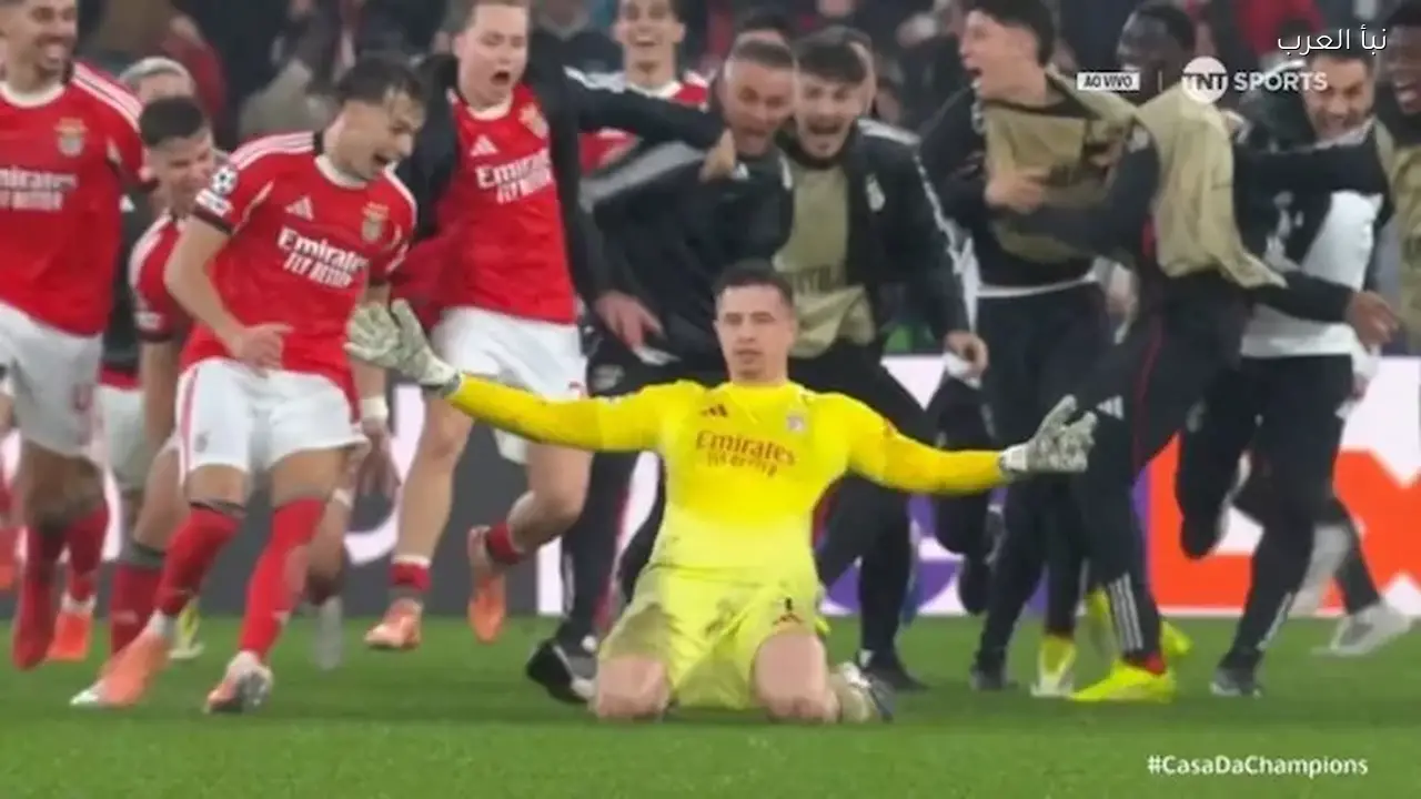 هدف حارس بنفيكا في شباك ريال مدريد بدوري الأبطال