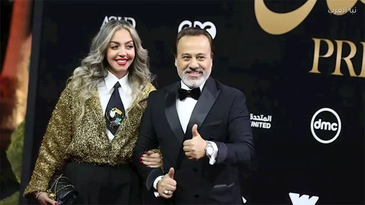 هنادي مهنا وهاجر أحمد يتألقان كزوجين في حفل المتحدة