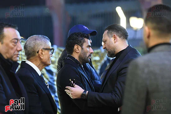 محمد سامي في عزاء حماه محمد سامي في عزاء حماه