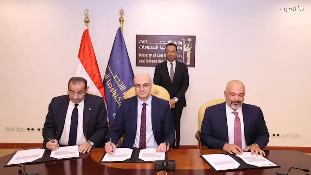 اتفاقيات جديدة بين المصرية للاتصالات وإي آند مصر اليوم