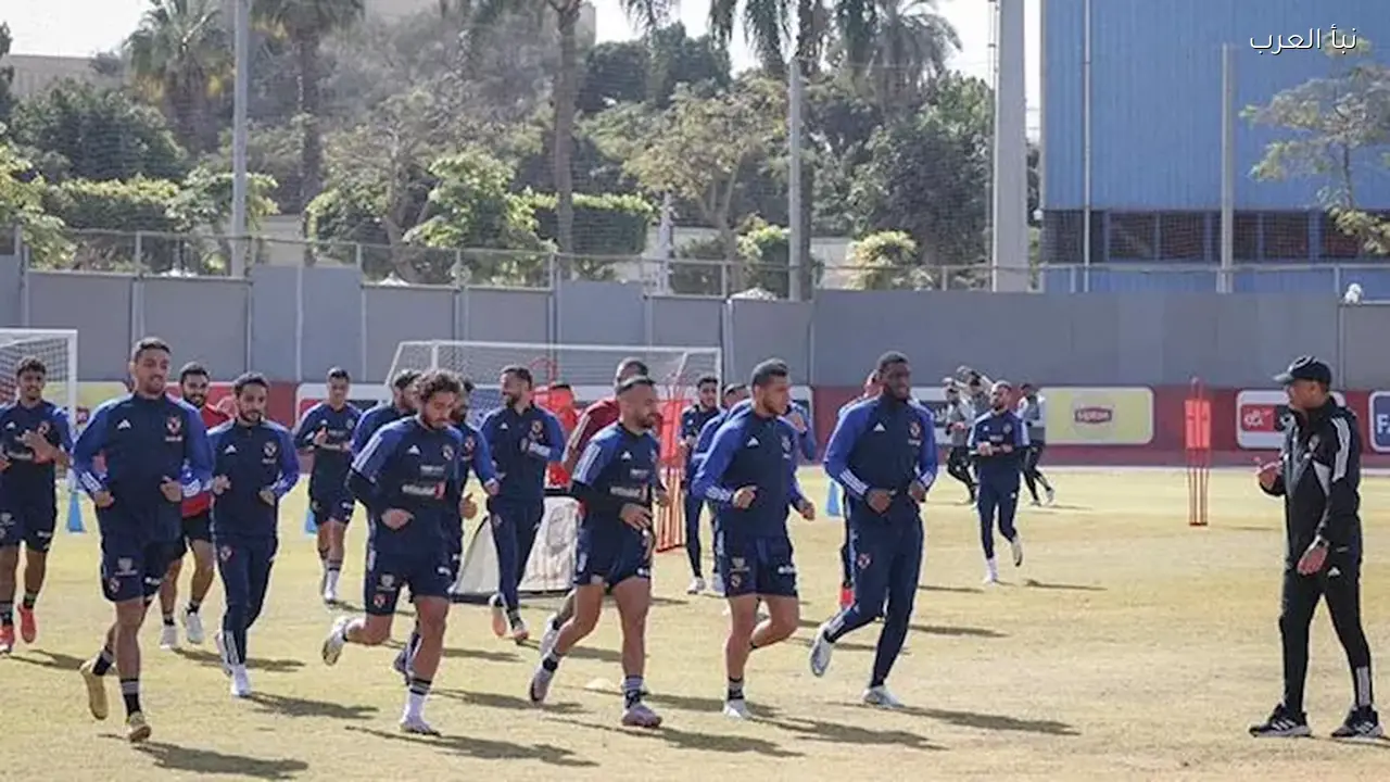 الأهلي يختتم تدريباته قبل مواجهة الجونة في الدوري الممتاز