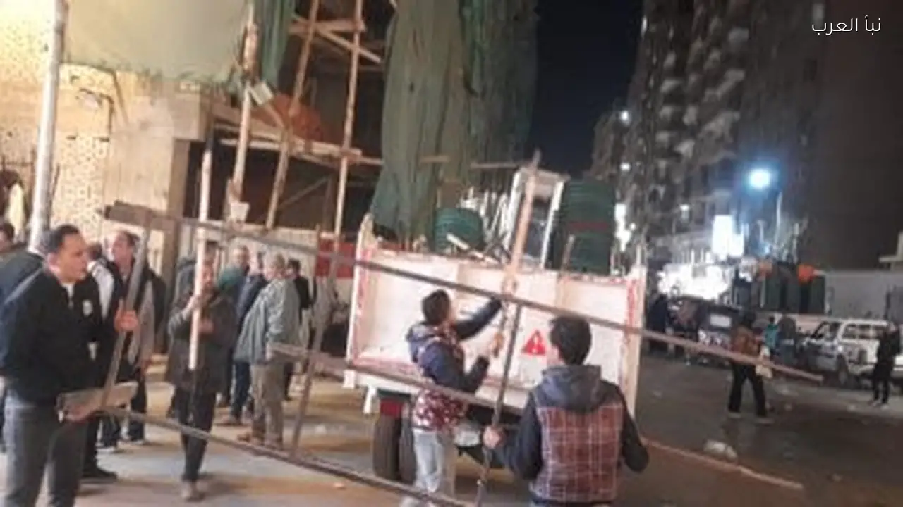 الجيزة تنظم شارع العريش بنقطة شرطة وبديل للباعة