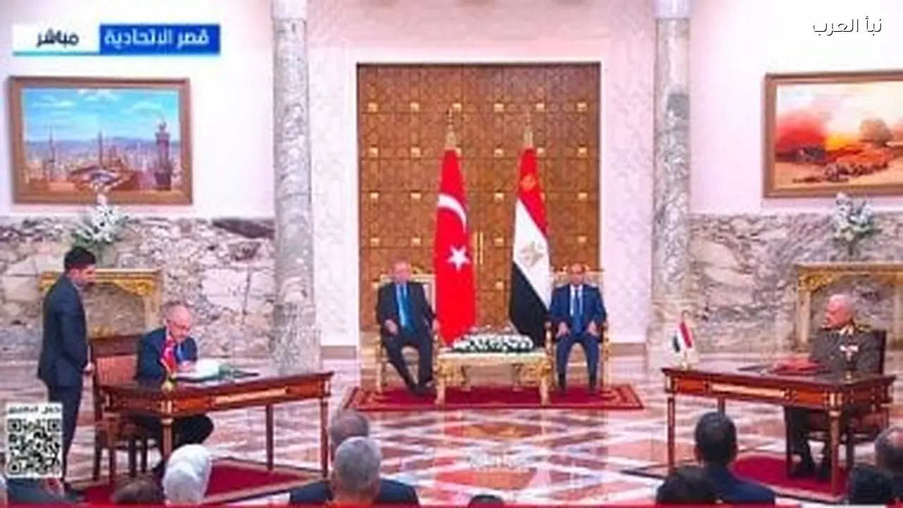 الرئيس السيسي ونظيره التركي يوقعان اتفاقيات جديدة