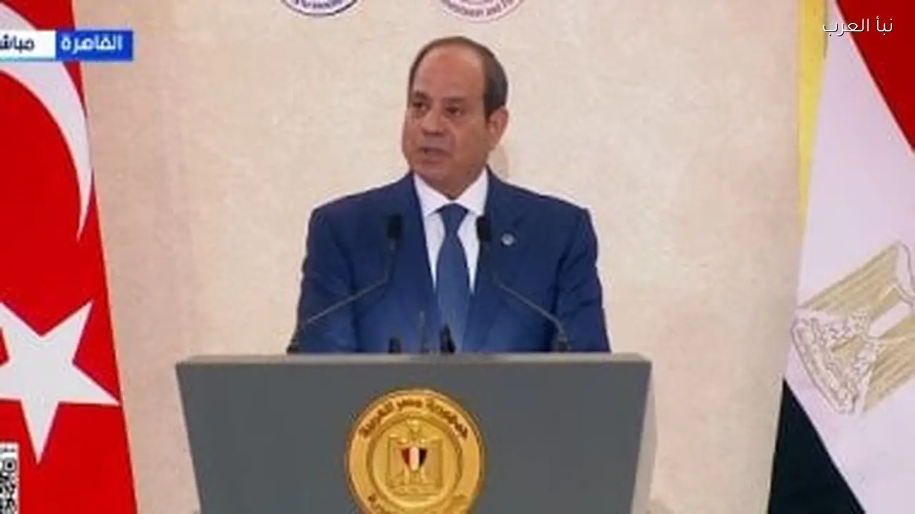 الرئيس السيسي يتحدث في منتدى الأعمال المصري التركي