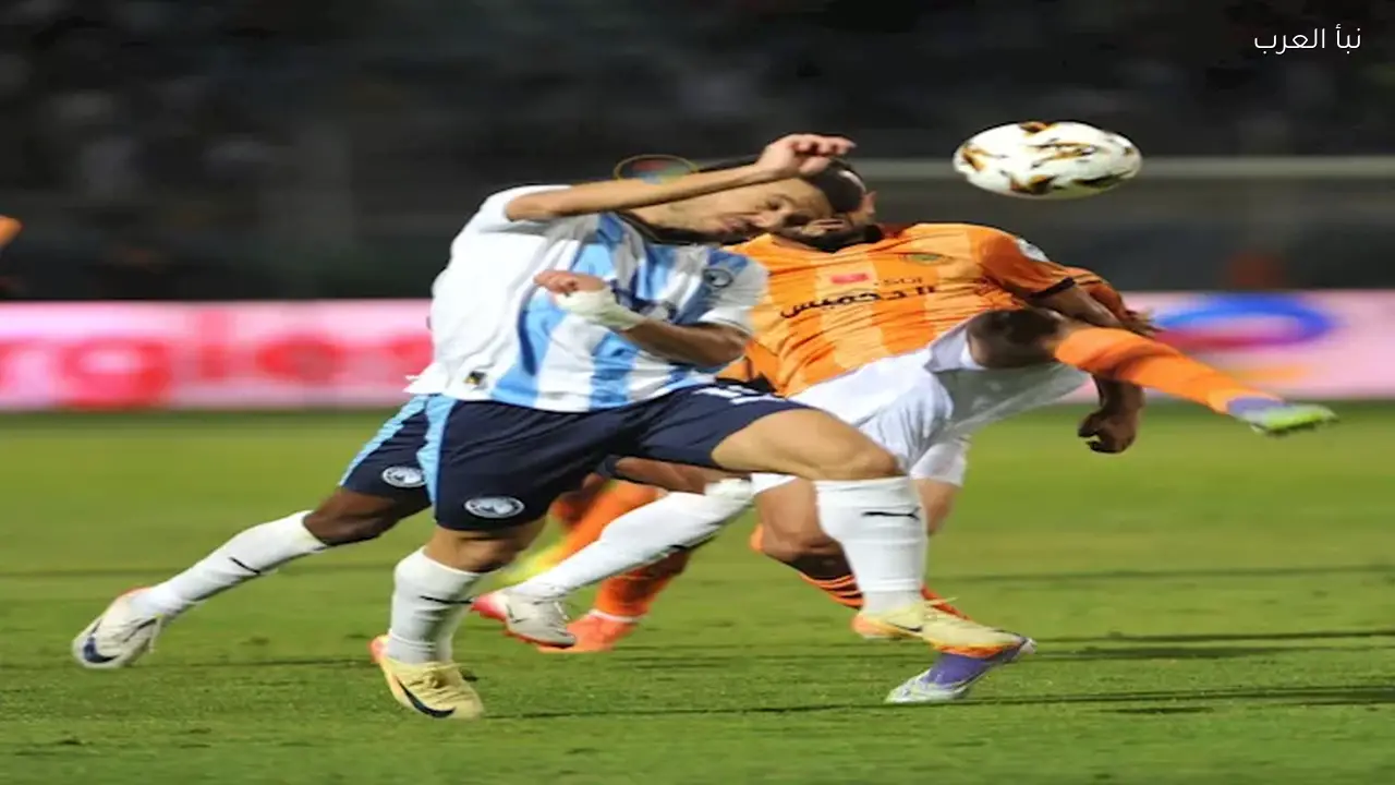 بيراميدز يتقدم 1-0 على نهضة بركان في نهاية الشوط الأول