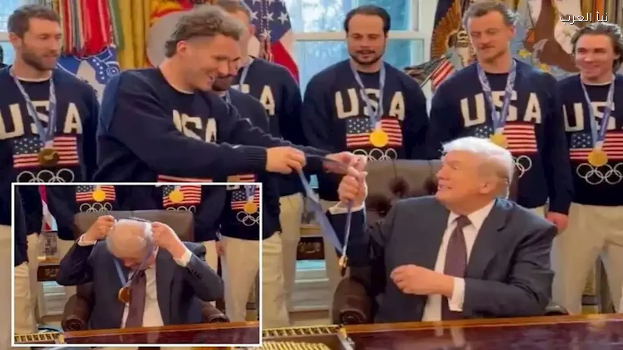 ترامب يرفض إعادة الميدالية الذهبية للاعب منتخب الهوكي الأمريكي